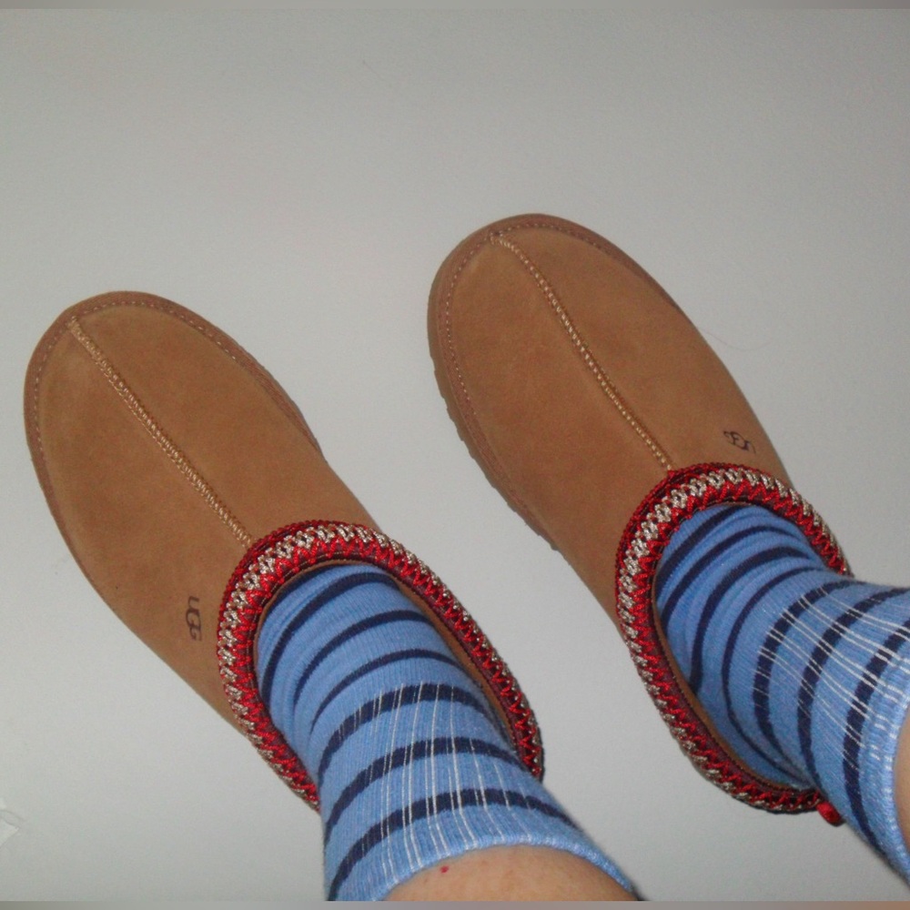 UGG Tazz Suede Platform Slippers